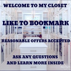 Welcome to my closet!